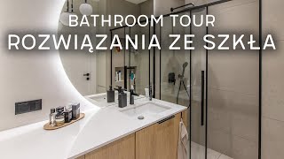 Nastrojowa łazienka i szkło ornamentowe  BATHROOM TOUR [upl. by Milde992]