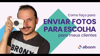 Como envio fotos aos meus clientes apos edicao com Lightroom usando Alboom tutorial para iniciantes [upl. by Ihsorih161]