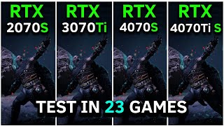 RTX 2070 Super vs RTX 3070 Ti vs RTX 4070 Super vs RTX 4070 Ti Super  Test In 23 Games at 1440p [upl. by Ajtak]