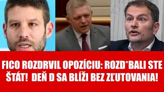 VULGÁRNY FICO ROZBIL OPOZÍCIU Spravodlivý súd vás neminie Budú padať hlavy bez ľútosti [upl. by Rhys]