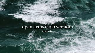 open arms solo version  sza  karaoke instrumental [upl. by Arraeit]