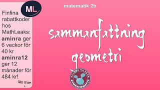 2b 3 sammanfattning geometri [upl. by Selegna850]