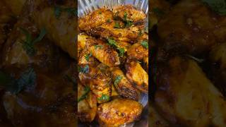 Hot Spicy BBQ Wings food viral ytshort yummyfood ramadan shorts bbq recipe [upl. by Dionisio]