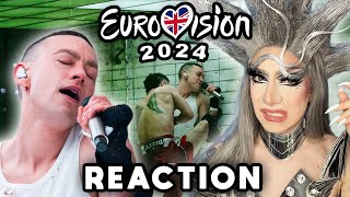 Olly Alexander  Dizzy LIVE  United Kingdom 🇬🇧  Reacting to Eurovision 2024 [upl. by Rimola]