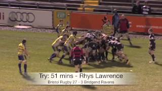 BampI Cup Bristol Rugby vs Bridgend [upl. by Anselma]