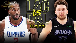 Los Angeles Clippers vs Dallas Mavericks Full Game Highlights  December 20 2023  FreeDawkins [upl. by Baumann]