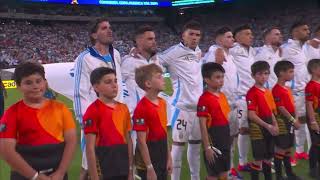 Argentina National Anthem vs Chile Copa America 2024 [upl. by Adnohsed]