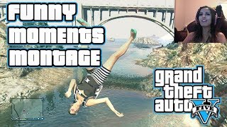 GTA 5 Online Funny Moments Montage [upl. by Elocen]