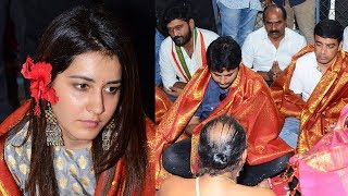 Srinivasa Kalyanam Movie Team Visits Dwaraka Tirumala  Nithin  Raashi Khanna  TFPC [upl. by Joyan]