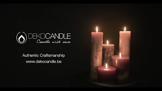 Dekocandle Candles handmade in Belgium [upl. by Marasco]