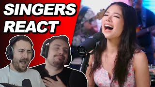 Singers React to Gigi De Lana Gigi Vibes  Better Days  Reaction [upl. by Paluas]