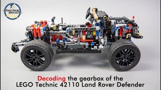 Decoding the gearbox of the LEGO Technic 42110 Land Rover Defender [upl. by Weed807]