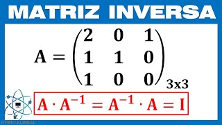 Matriz Inversa 3x3 por Definición [upl. by Stoneham980]