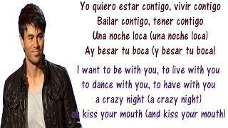 Enrique Iglesias  Bailando  Lyrics English and Spanish  Dancing  Translation amp Meaning [upl. by Attesor881]