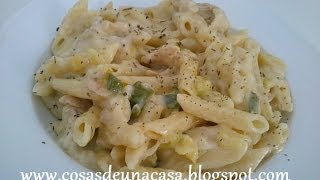 Pasta con Pollo y Salsa Béchamel [upl. by Caesaria]