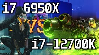 i76950X vs i712700K  Test in 7 Games  FHD 1080p [upl. by Raimondo]