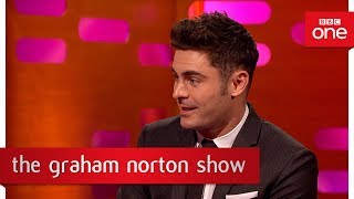 Zac Efron’s heartfelt tribute to Tom Cruise  The Graham Norton Show 2017  BBC One [upl. by Taran572]