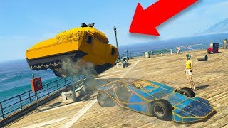 THIS MADE A TANK RAGE QUIT RAMP CAR TROLLING  GTA 5 THUG LIFE 222 [upl. by Creigh]