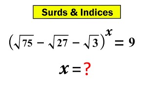 Solve Surds amp Indices based problems  Maths Tricks  EasyMaths [upl. by Amaral]