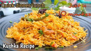 Easy Dinner Recipe  Quick lunch idea Lunch Box Recipe  vegetarian meals [upl. by Aleik615]