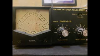 ANTENNA TUNER VHF DAIWA MODEL CNW 919 REVIEW [upl. by Hawthorn494]