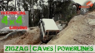 4x4 Lithgow  Powerlines  Goddens Cave  Ranger Bob  Hard Lines  ALLOFFROAD102 [upl. by Eyk]