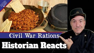 Hardtack amp Hell Fire Stew  Tasting History Reaction [upl. by Aklim134]