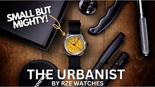 The Urbanist by RZE Watches  Affordable Solar Powered Hardened Titanium Field Watch [upl. by Yrahk]