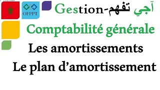 La comptabilité générale  Les amortissements Plan d’amortissement [upl. by Tips]