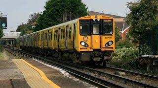 Trains around Merseyrail’s Wirral line [upl. by Lecrad]