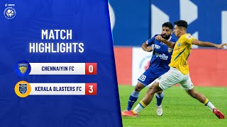 Highlights  Chennaiyin FC vs Kerala Blasters FC  Match 38  Hero ISL 202122 [upl. by Drarig]