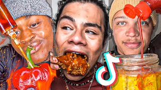 Extreme Hot Spicy Food Tiktok Compilation 21 [upl. by Edmondo361]