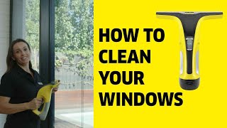 How To Clean Your Windows With Kärcher Window Vacs [upl. by Cyrillus184]