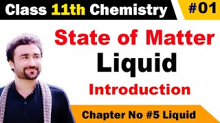 State of matter liquid class 11 chemistry [upl. by Ayek]