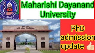 MDU PhD admission updatephdadmisson update notice PhD 2023poonamjooncommerceclasses [upl. by Eenaj]