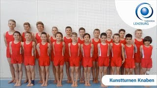 TV Lenzburg Turnshow 2017 Riegenvorstellung Kunstturnen Knaben [upl. by Tsirc]