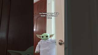 Así ya no me asustan jaja 👻 humor meme babyyoda fantasma [upl. by Anitsirt122]