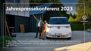 Jahrespressekonferenz von Volkswagen Nutzfahrzeuge 2023 [upl. by Aziaf]