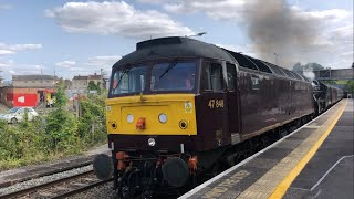 Trains at Trowbridge  17824  Turbos Sprinters and a Special Movement [upl. by Solana829]