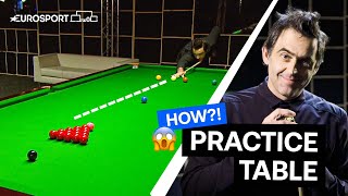 How to BREAK OFF w Ronnie OSullivan  Practice Table  Eurosport Snooker [upl. by Fiore]