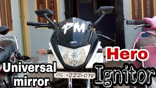 Stylish Mirror for all bikes  hero ignitor [upl. by Chapa989]