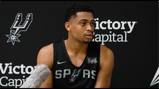 202324 San Antonio Spurs Season  Keldon Johnson Shootaround vs Sacramento 11172023 [upl. by Sarnoff]