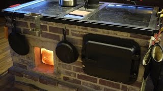 Walker Wood Fired Masonry Cookstove and Oven Introduction and Overview [upl. by Oriana]