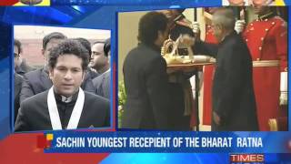 Sachin Tendulkar conferred with Bharat Ratna [upl. by Tildy626]