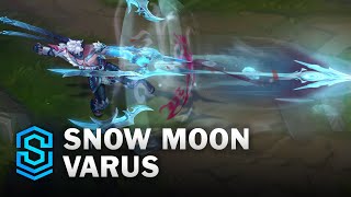 Snow Moon Varus Skin Spotlight  PreRelease  PBE Preview  League of Legends [upl. by Vezza]