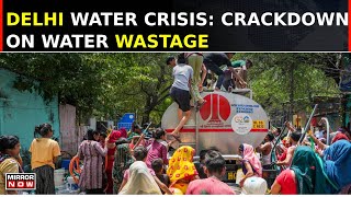 Delhi Water Crisis Desperate Situation Escalates Over Water Woes Tanker War Room Set Up  News [upl. by Etnaik]