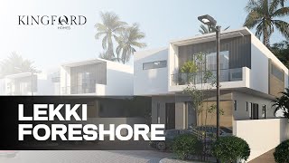 Touring Lekki Foreshore Estate Opulent Luxury in Lagos Nigeria 🏡 [upl. by Guzel]