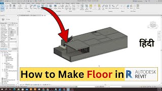 how to sketch floor in revit  make floor in revit in hindi revitfloor revit [upl. by Kendell]