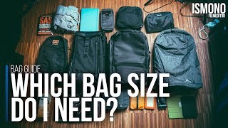 Which Bag Size Do I need BAG GUIDE [upl. by Adiaroz]