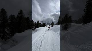 Scialpinismo nelle Dolomiti del Trentino skitouring lagorai passovalles trentino [upl. by Sufur951]